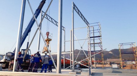 Строим камеру покраски и сушки нефтяного оборудования в Краснодарском крае.
