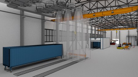 Зона открытой окраски для блочно-модульных изделий Зона открытой окраски для блочно-модульных изделий