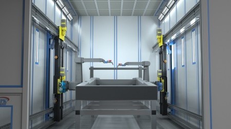 Линия окраски самосвальной техники от SPK Линия окраски самосвальной техники от SPK