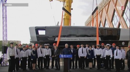 Первые электросуда Московской верфи запущены на воду