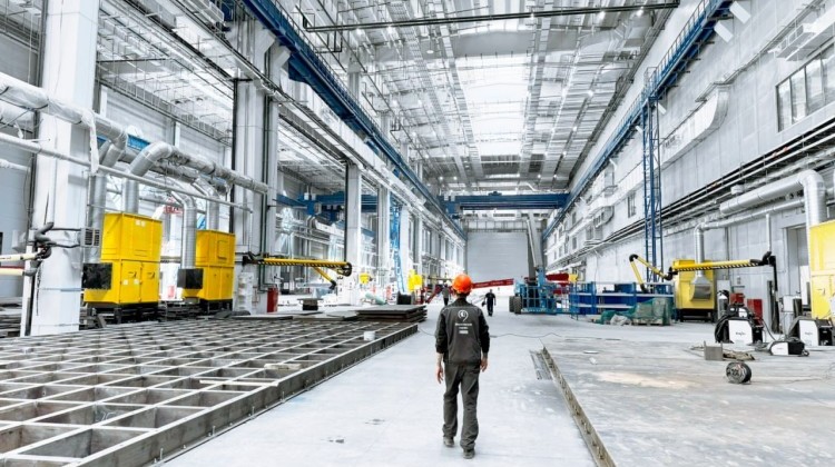 Окрасочный комплекс для речного транспорта