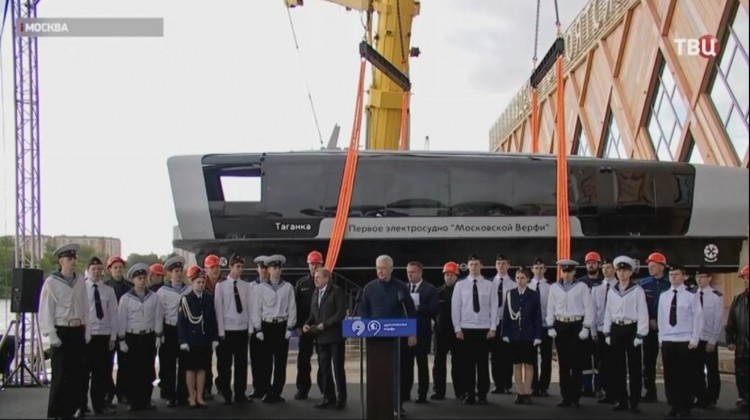 Первые электросуда Московской верфи запущены на воду