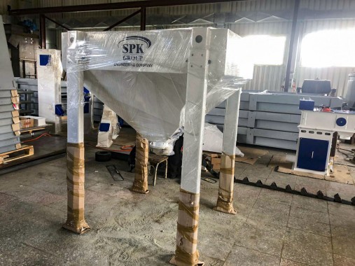 В производстве новое поколение системы рекуперации дроби SPK, предназначенной для дробеструйных камер