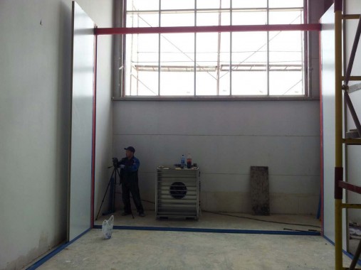 На Заводе по производству дизельных двигателей для локомотивов в г. Астана (Казахстан) SPK GROUP устанавливает камеру для смешивания и хранения красок