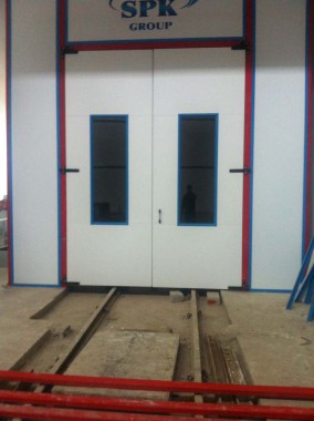 На Заводе по производству дизельных двигателей для локомотивов в г. Астана (Казахстан) SPK GROUP устанавливает камеру для смешивания и хранения красок