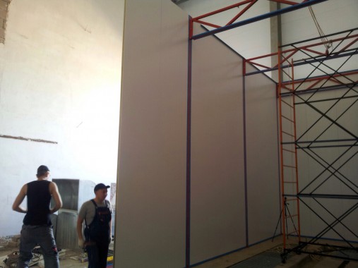 На Заводе по строительству дизельных двигателей в Астане (Казахстан) SPK Group устанавливает покрасочно-сушильную камеру