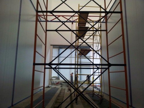 На Заводе по строительству дизельных двигателей в Астане (Казахстан) SPK Group устанавливает покрасочно-сушильную камеру