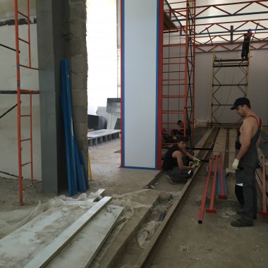 На Заводе по строительству дизельных двигателей в Астане (Казахстан) SPK Group устанавливает покрасочно-сушильную камеру