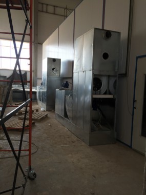 На Заводе по строительству дизельных двигателей в Астане (Казахстан) SPK Group устанавливает покрасочно-сушильную камеру