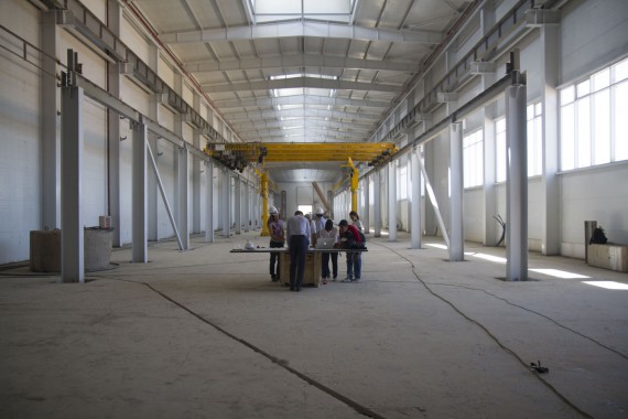 Определение точек подключение технологического оборудования на Заводе по производству дизельных двигателей для локомотивов в Астане (Казахстан)