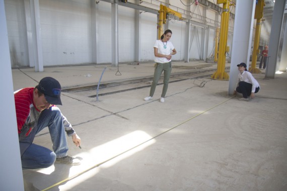 Определение точек подключение технологического оборудования на Заводе по производству дизельных двигателей для локомотивов в Астане (Казахстан)