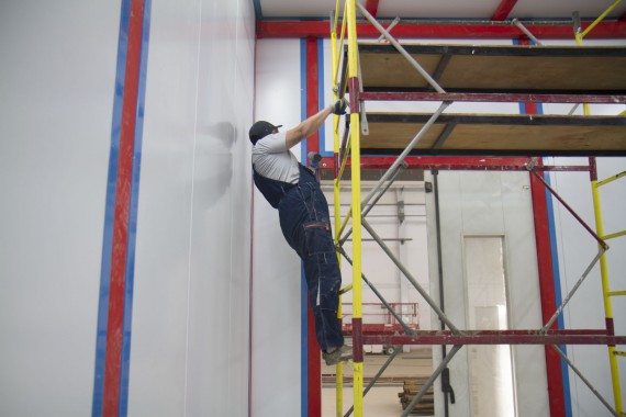 Возведение камеры SPK GROUP для смешивания и хранения красок на Заводе по производству дизельных двигателей (г. Астана) Возведение камеры SPK GROUP для смешивания и хранения красок на Заводе по производству дизельных двигателей (г. Астана)