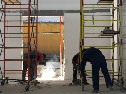 Возведение камеры SPK GROUP для смешивания и хранения красок на Заводе по производству дизельных двигателей (г. Астана) Возведение камеры SPK GROUP для смешивания и хранения красок на Заводе по производству дизельных двигателей (г. Астана)