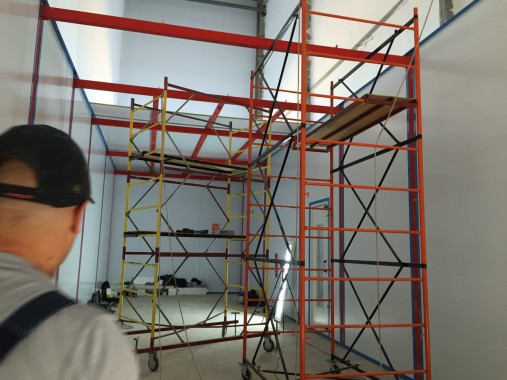 Возведение камеры SPK GROUP для смешивания и хранения красок на Заводе по производству дизельных двигателей (г. Астана) Возведение камеры SPK GROUP для смешивания и хранения красок на Заводе по производству дизельных двигателей (г. Астана)