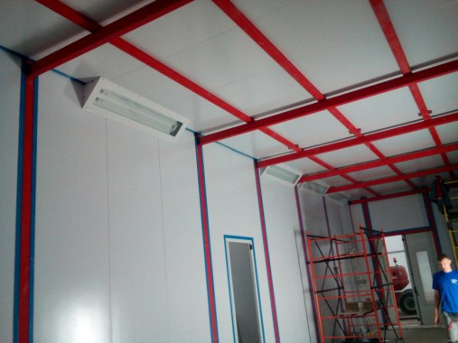 Возведение камеры SPK GROUP для смешивания и хранения красок на Заводе по производству дизельных двигателей (г. Астана) Возведение камеры SPK GROUP для смешивания и хранения красок на Заводе по производству дизельных двигателей (г. Астана)