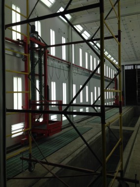 Покрасочная камера для локомотивов с рабочей температурой до 80°С SPK-22.6.6, г. Шадринск Покрасочная камера для локомотивов с рабочей температурой до 80°С SPK-22.6.6, г. Шадринск