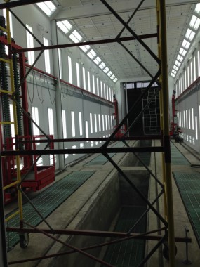 Покрасочная камера для локомотивов с рабочей температурой до 80°С SPK-22.6.6, г. Шадринск Покрасочная камера для локомотивов с рабочей температурой до 80°С SPK-22.6.6, г. Шадринск