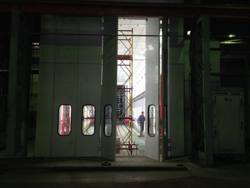 Покрасочная камера для локомотивов с рабочей температурой до 80°С SPK-22.6.6, г. Шадринск Покрасочная камера для локомотивов с рабочей температурой до 80°С SPK-22.6.6, г. Шадринск