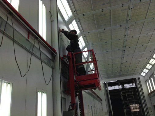 Покрасочная камера для локомотивов с рабочей температурой до 80°С SPK-22.6.6, г. Шадринск Покрасочная камера для локомотивов с рабочей температурой до 80°С SPK-22.6.6, г. Шадринск