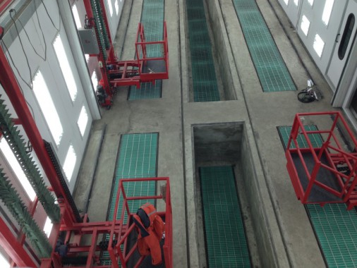 Покрасочная камера для локомотивов с рабочей температурой до 80°С SPK-22.6.6, г. Шадринск Покрасочная камера для локомотивов с рабочей температурой до 80°С SPK-22.6.6, г. Шадринск