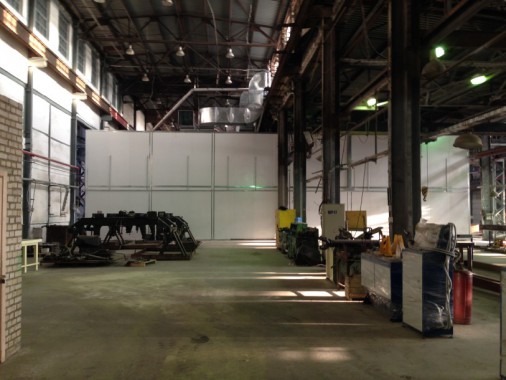 Покрасочная камера для локомотивов с рабочей температурой до 80°С SPK-22.6.6, г. Шадринск Покрасочная камера для локомотивов с рабочей температурой до 80°С SPK-22.6.6, г. Шадринск