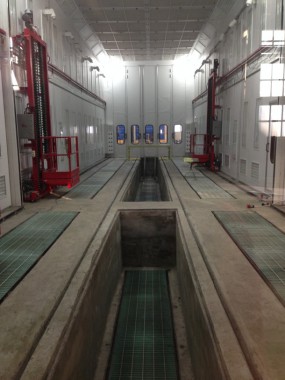 Покрасочная камера для локомотивов с рабочей температурой до 80°С SPK-22.6.6, г. Шадринск Покрасочная камера для локомотивов с рабочей температурой до 80°С SPK-22.6.6, г. Шадринск