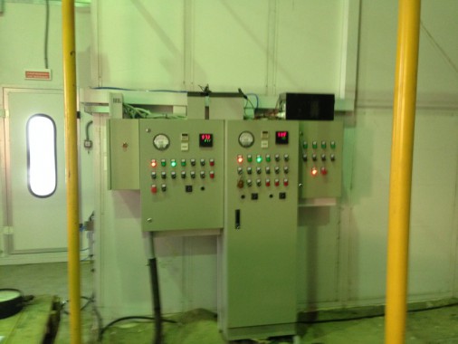 Покрасочная камера для локомотивов с рабочей температурой до 80°С SPK-22.6.6, г. Шадринск Покрасочная камера для локомотивов с рабочей температурой до 80°С SPK-22.6.6, г. Шадринск