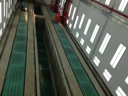 Покрасочная камера для локомотивов с рабочей температурой до 80°С SPK-22.6.6, г. Шадринск Покрасочная камера для локомотивов с рабочей температурой до 80°С SPK-22.6.6, г. Шадринск