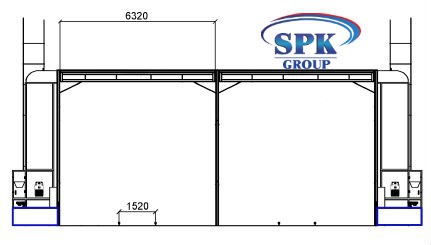 Модернизация проходной окрасочно-сушильной камеры для вагонов SPK-25.13.6 Модернизация проходной окрасочно-сушильной камеры для вагонов SPK GROUP