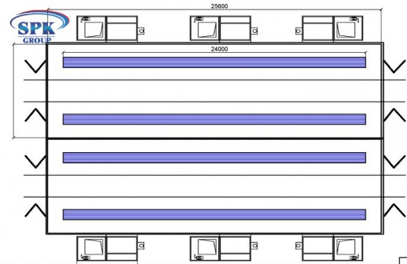 Модернизация проходной окрасочно-сушильной камеры для вагонов SPK-25.13.6 Модернизация проходной окрасочно-сушильной камеры для вагонов SPK GROUP