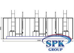 Модернизация проходной окрасочно-сушильной камеры для вагонов SPK-25.13.6 Модернизация проходной окрасочно-сушильной камеры для вагонов SPK GROUP