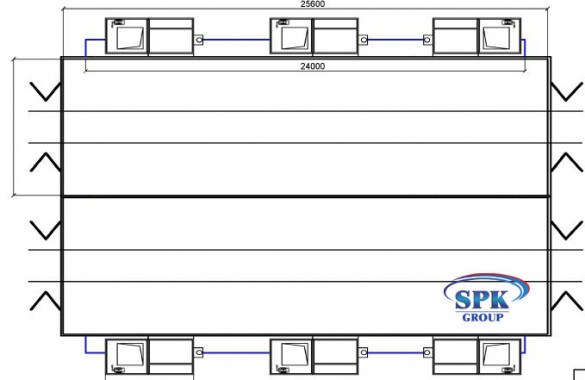 Модернизация проходной окрасочно-сушильной камеры для вагонов SPK-25.13.6 Модернизация проходной окрасочно-сушильной камеры для вагонов SPK GROUP