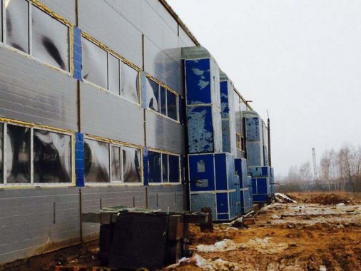 Окрасочно-сушильная камера для 6 вагонов SPK-66x21x6 Россия г Новозыбков Окрасочно-сушильная камера для 6 вагонов SPK-66x21x6 Россия г Новозыбков