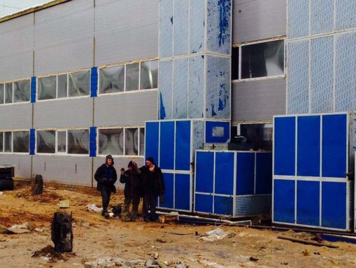 Окрасочно-сушильная камера для 6 вагонов SPK-66x21x6 Россия г Новозыбков Окрасочно-сушильная камера для 6 вагонов SPK-66x21x6 Россия г Новозыбков