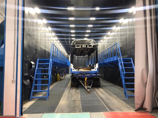 Абразивоструйная камера SPK-30.6.7 для трамвайных вагонов, г. Тверь Абразивоструйная камера SPK-30.6.7 для трамвайных вагонов SPK GROUP