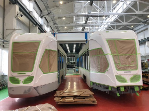 Абразивоструйная камера SPK-30.6.7 для трамвайных вагонов, г. Тверь Абразивоструйная камера SPK-30.6.7 для трамвайных вагонов SPK GROUP