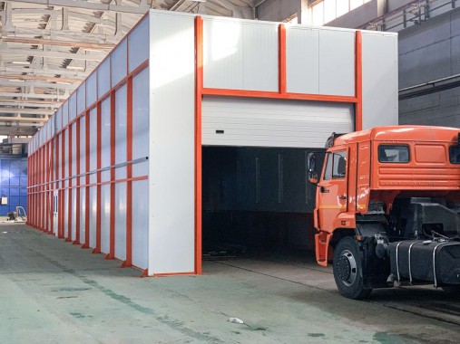 Оборудование для окрасочно-сушильного комплекса проходного типа SPK-36.6.5