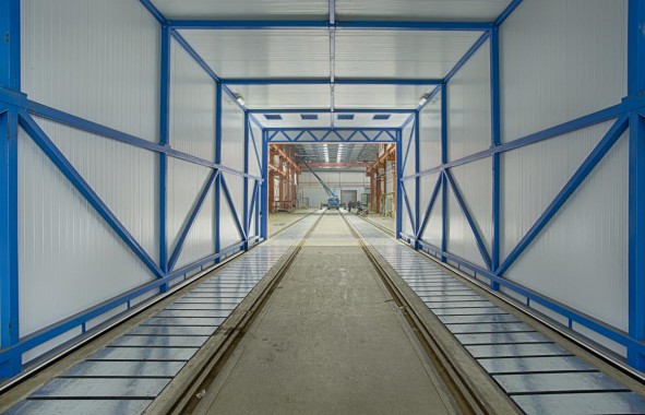 Передвижная сушильная камера для крановых конструкций SPK-15.5.3 Передвижная сушильная камера для крановых конструкций SPK GROUP