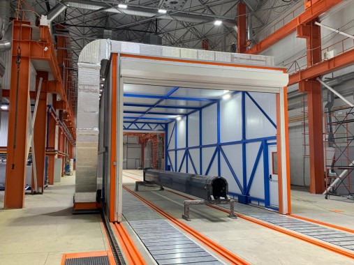 Передвижная сушильная камера для крановых конструкций SPK-15.5.3 Передвижная сушильная камера для крановых конструкций SPK GROUP