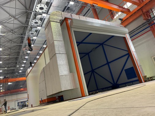 Передвижная сушильная камера для крановых конструкций SPK-15.5.3 Передвижная сушильная камера для крановых конструкций SPK GROUP