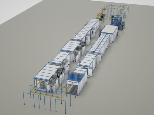 Линия подготовки и окраски поверхности для спецтехники SPK Линия подготовки и окраски поверхности для спецтехники SPK GROUP