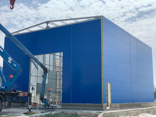 Уличная камера окраски и сушки для нефтяного оборудования SPK-15.6.7, г. Новороссийск Уличная камера окраски и сушки для нефтяного оборудования SPK GROUP