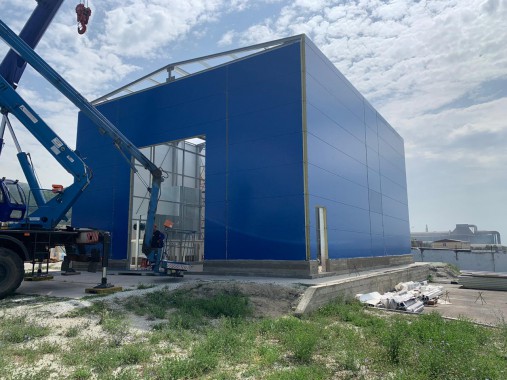 Уличная камера окраски и сушки для нефтяного оборудования SPK-15.6.7, г. Новороссийск Уличная камера окраски и сушки для нефтяного оборудования SPK GROUP