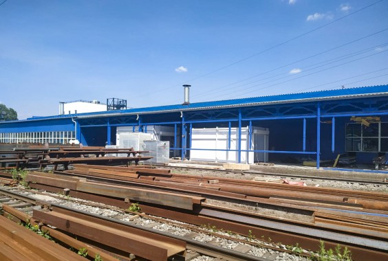 Комплекс проходных камер для дробеструйной очистки поверхности, покраски и сушки SPK, г. Новокузнецк Комплекс проходных камер для дробеструйной очистки поверхности, покраски и сушки SPK, г. Новокузнецк