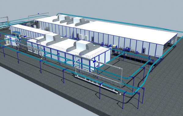 Линия катафорезной и порошковой окраски SPK-KTL Линия SPK GROUP катафорезной и порошковой окраски SPK-KTL