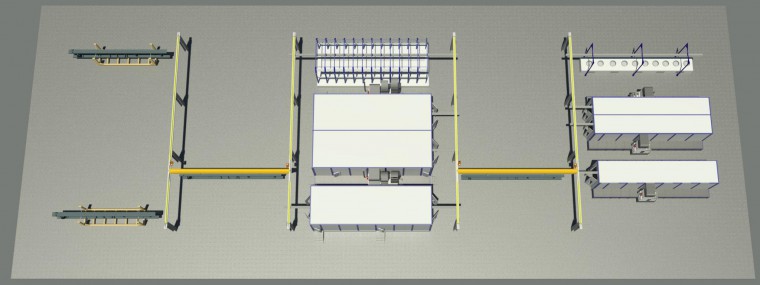 Линия подготовки, окраски и сушки рам КАМАЗа Линия подготовки, окраски и сушки рам КАМАЗа от SPK GROUP