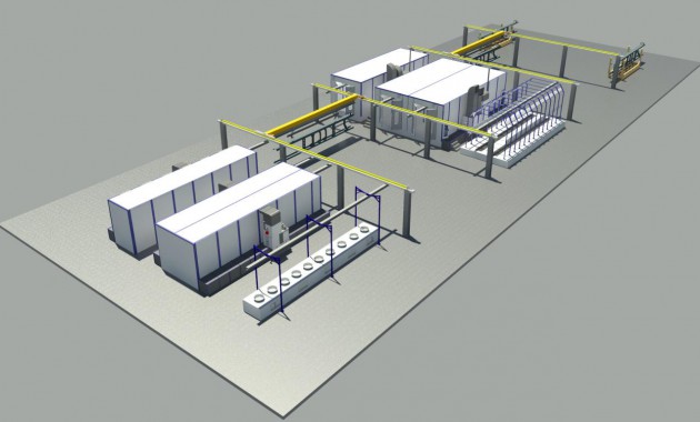 Линия подготовки, окраски и сушки рам КАМАЗа Линия подготовки, окраски и сушки рам КАМАЗа от SPK GROUP