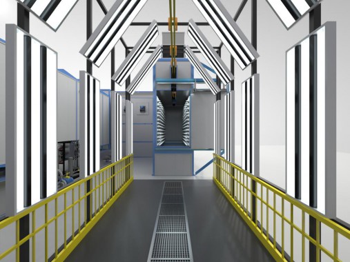 Линия окраски жидкими ЛКМ Линия для окраски жидкими красками от SPK GROUP для сельхозтехники