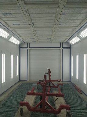 Комплекс проходных камер для дробеструйной очистки поверхности, покраски и сушки SPK, г. Новокузнецк Комплекс проходных камер для дробеструйной очистки поверхности, покраски и сушки SPK, г. Новокузнецк