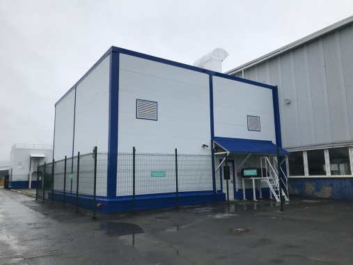 Уличная покрасочно-сушильная камера SPK-T 12.6.4 для деталей самолета, г. Екатеринбург Уличная покрасочно-сушильная камера SPK-T 12.6.4 для деталей самолета, г. Екатеринбург